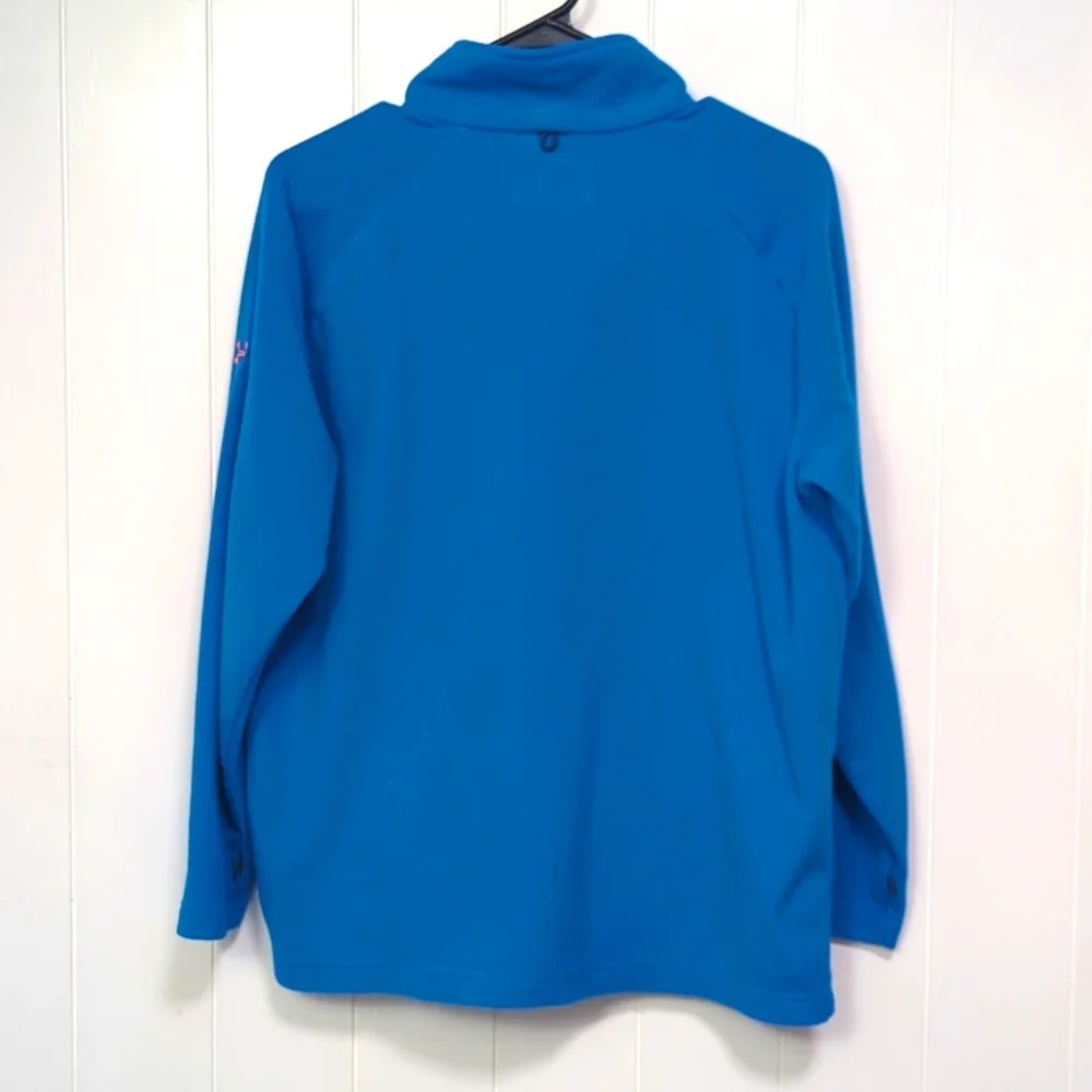 EUC Under Armour Blue Fleece Zip Up